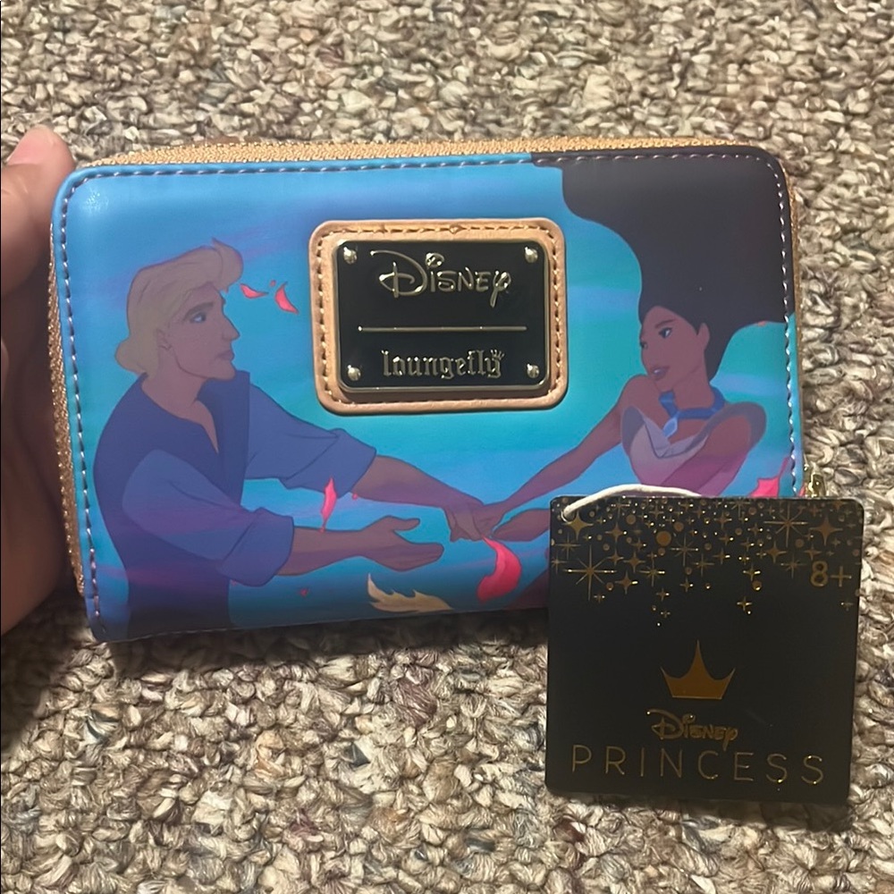 Loungefly Disney Princess Blue Wallet